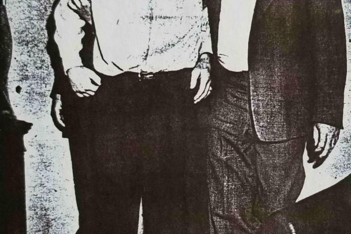 a man and a woman posing for a photo